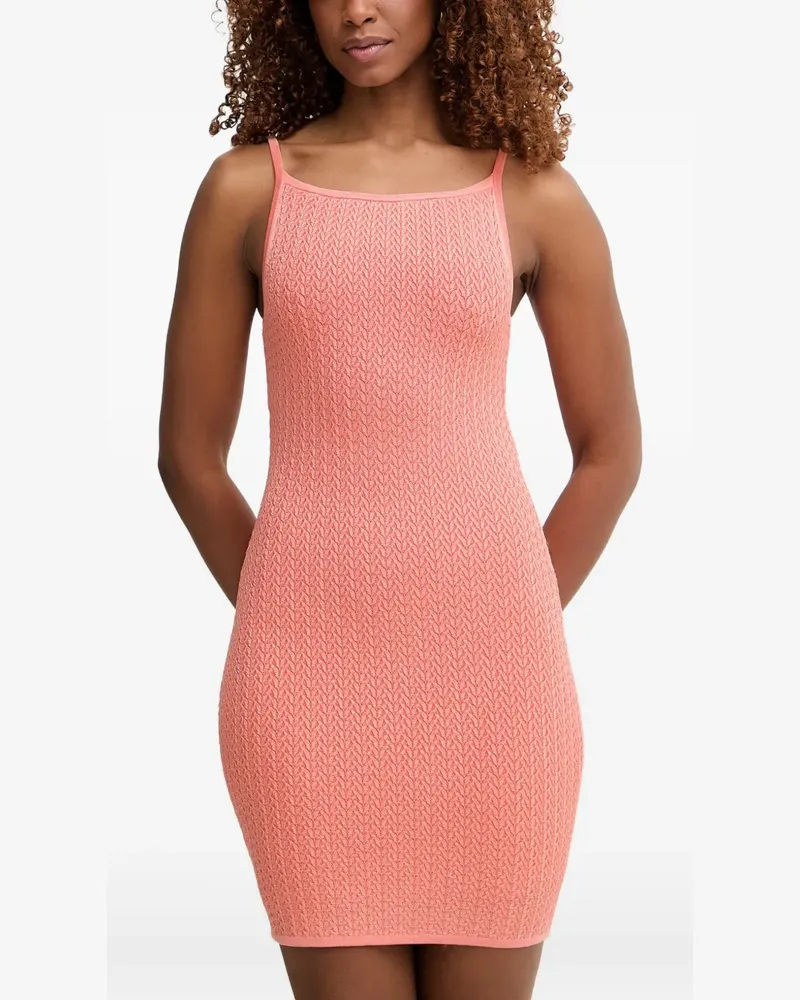 Guess Textured mini dress - Rosa Rosa