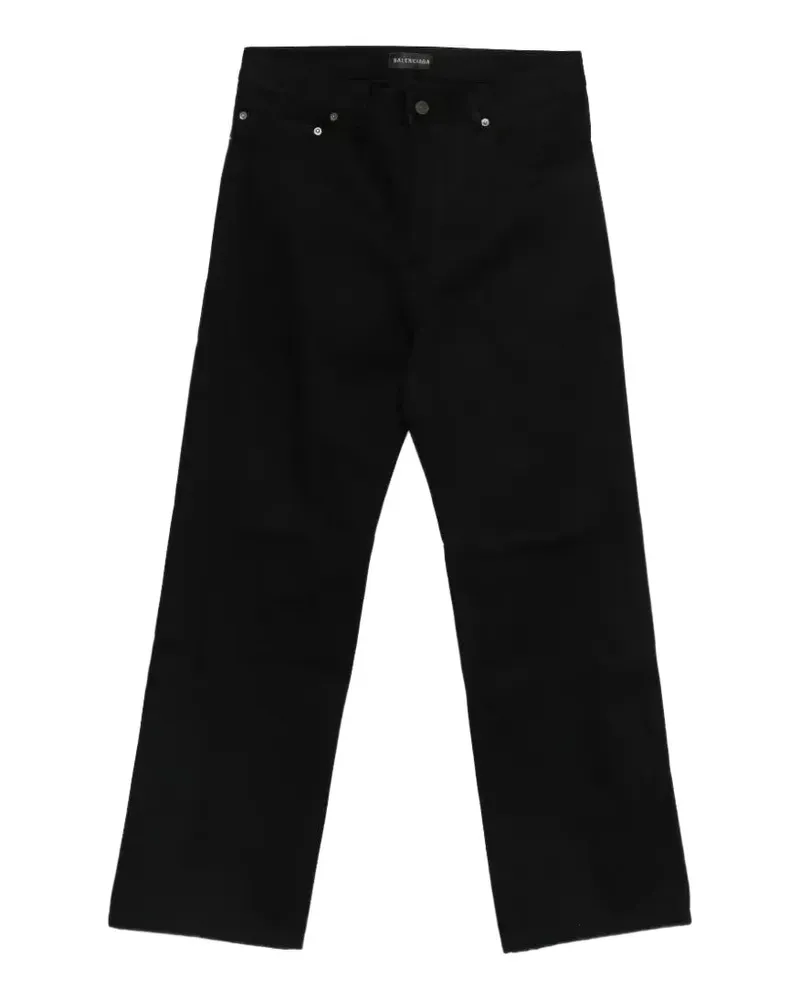 Balenciaga Curved Knee Hose in Schwarz Schwarz