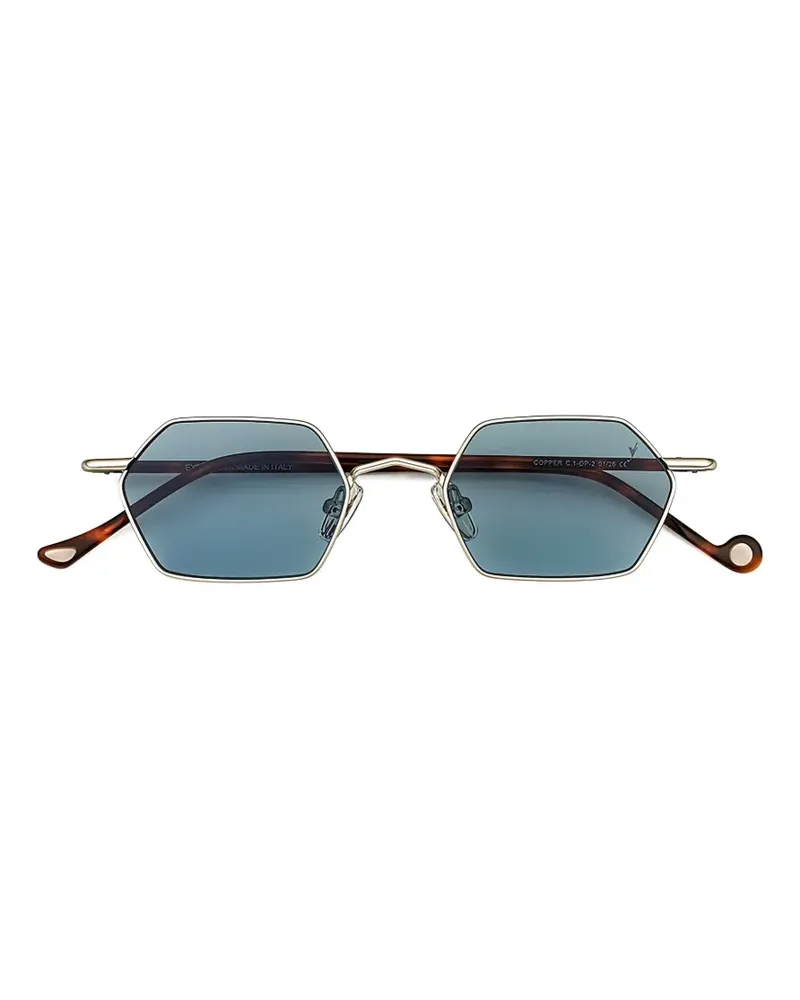 Eyepetizer Copper geometric-frame sunglasses - Silber Silber