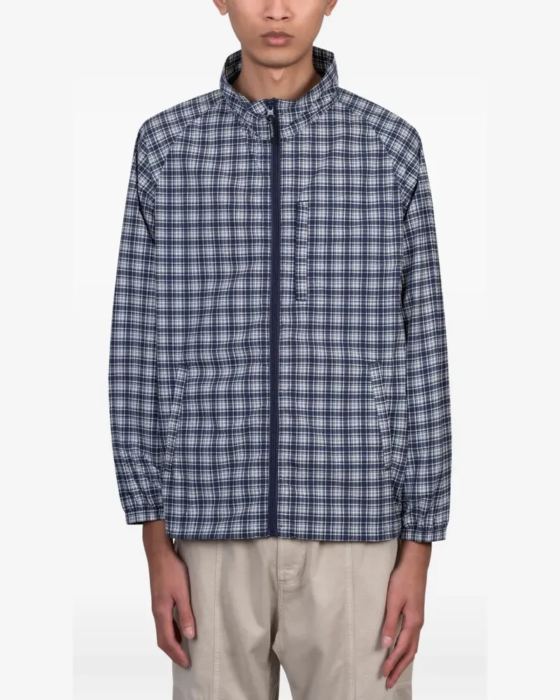 GRAMICCI Karierte Jacke - Blau Blau