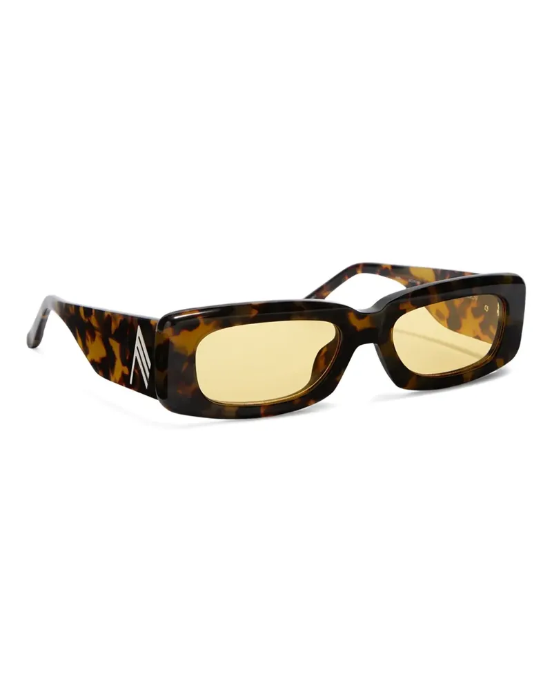 ATTICO Eckige Mini Marfa Sonnenbrille - Braun Braun