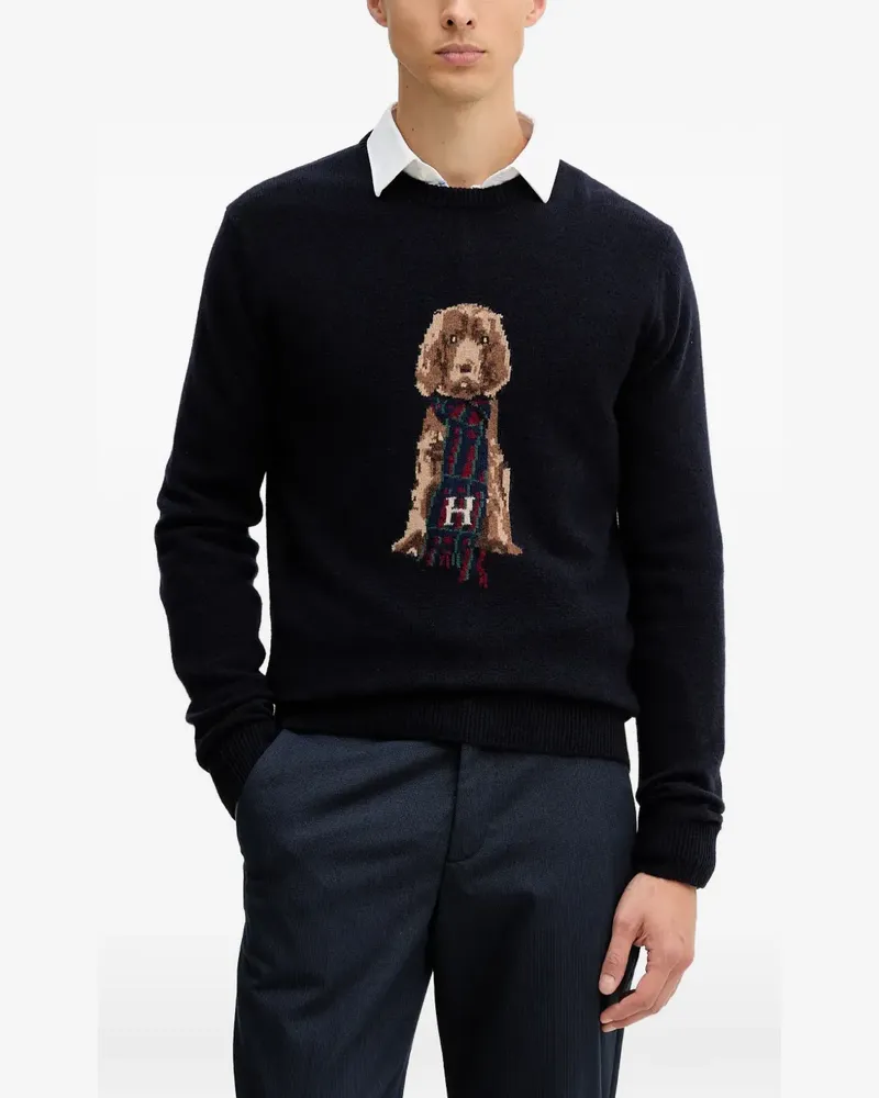 Hackett long-sleeve sweater - Blau Blau