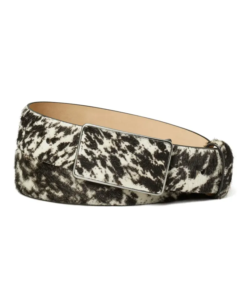 Tory Burch Plate Gürtel - Nude Nude