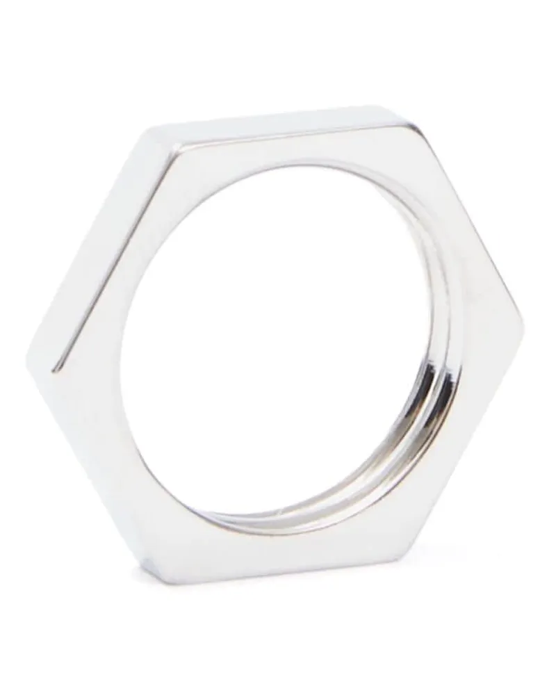 Maison Margiela Geometrischer Ring - Silber Silber