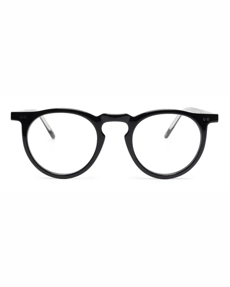 Lesca Nerd Brille - Schwarz Schwarz