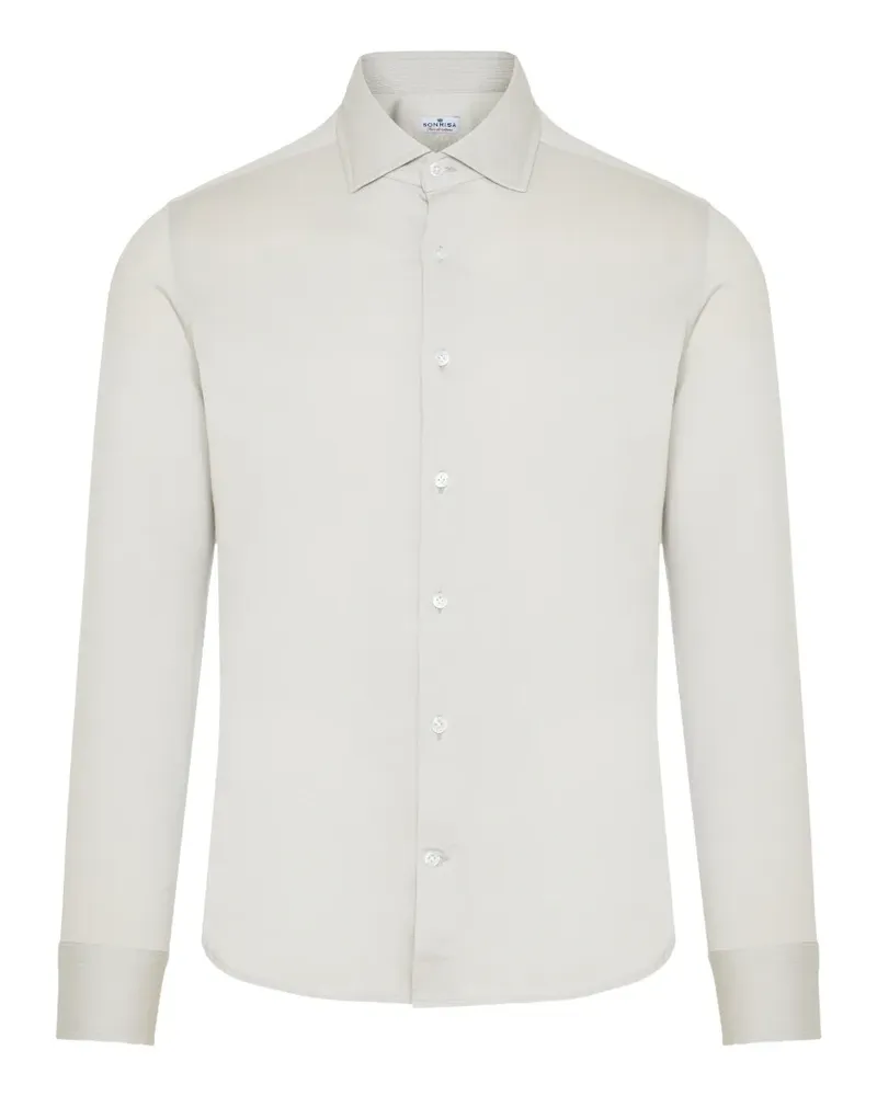 SONRISA spread-collar long-sleeve shirt - Weiß Weiß