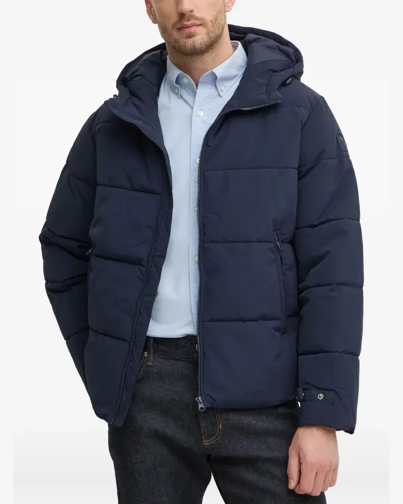 Benetton Gefütterte Kapuzenjacke - Blau Blau