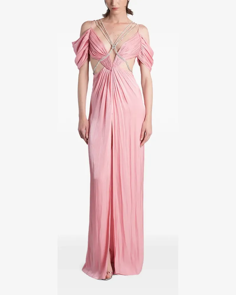 COSTARELLOS Calina cut-out maxi dress - Rosa Rosa