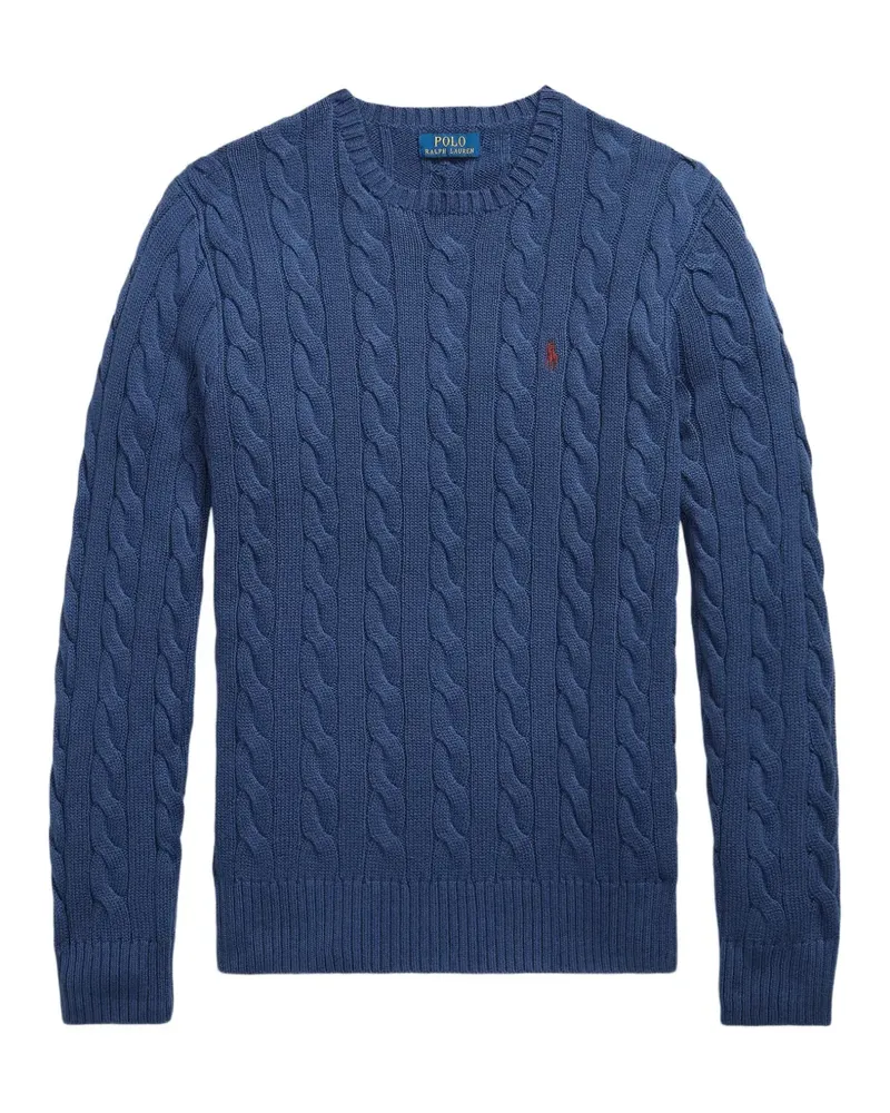 Ralph Lauren Pullover mit Zopfmuster - Blau Blau