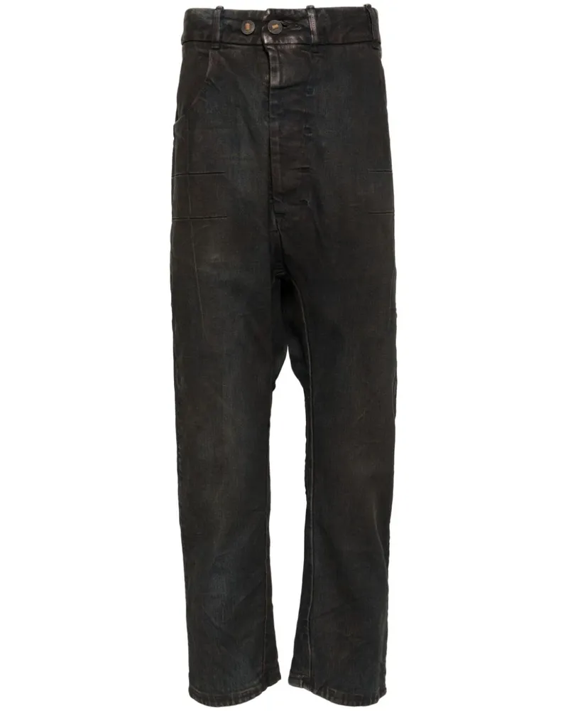 Boris Bidjan Saberi Hose mit lockerem Schnitt - Blau Blau