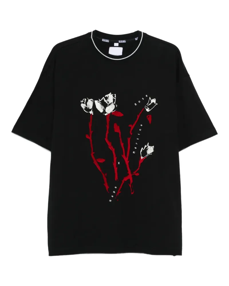 Napapijri x Martine Rose Osorno T-Shirt - Schwarz Schwarz