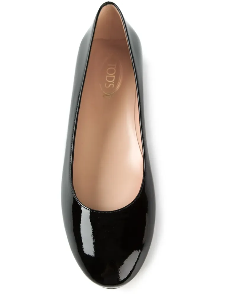 TOD'S stud detail ballerinas - Schwarz Schwarz