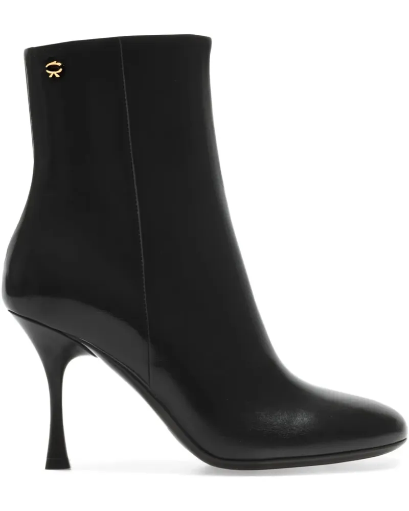 Gianvito Rossi Carla Stiefel 85mm - Schwarz Schwarz