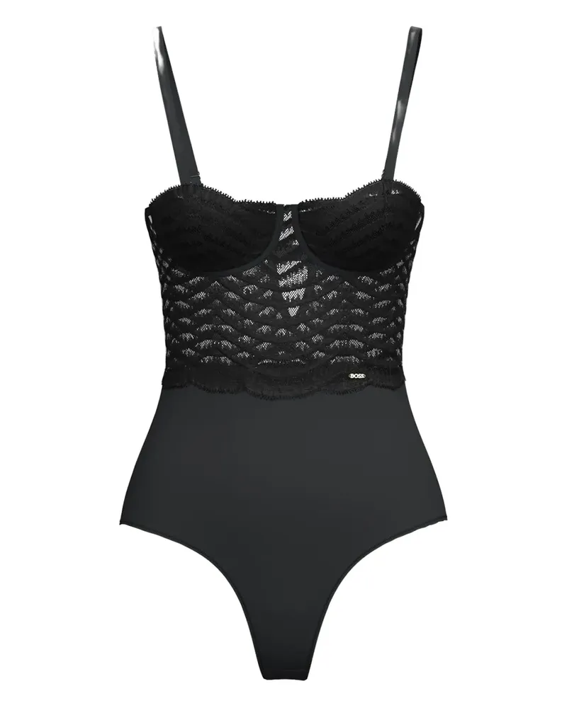 HUGO BOSS BH mit Spitzeneinsatz - Schwarz Schwarz