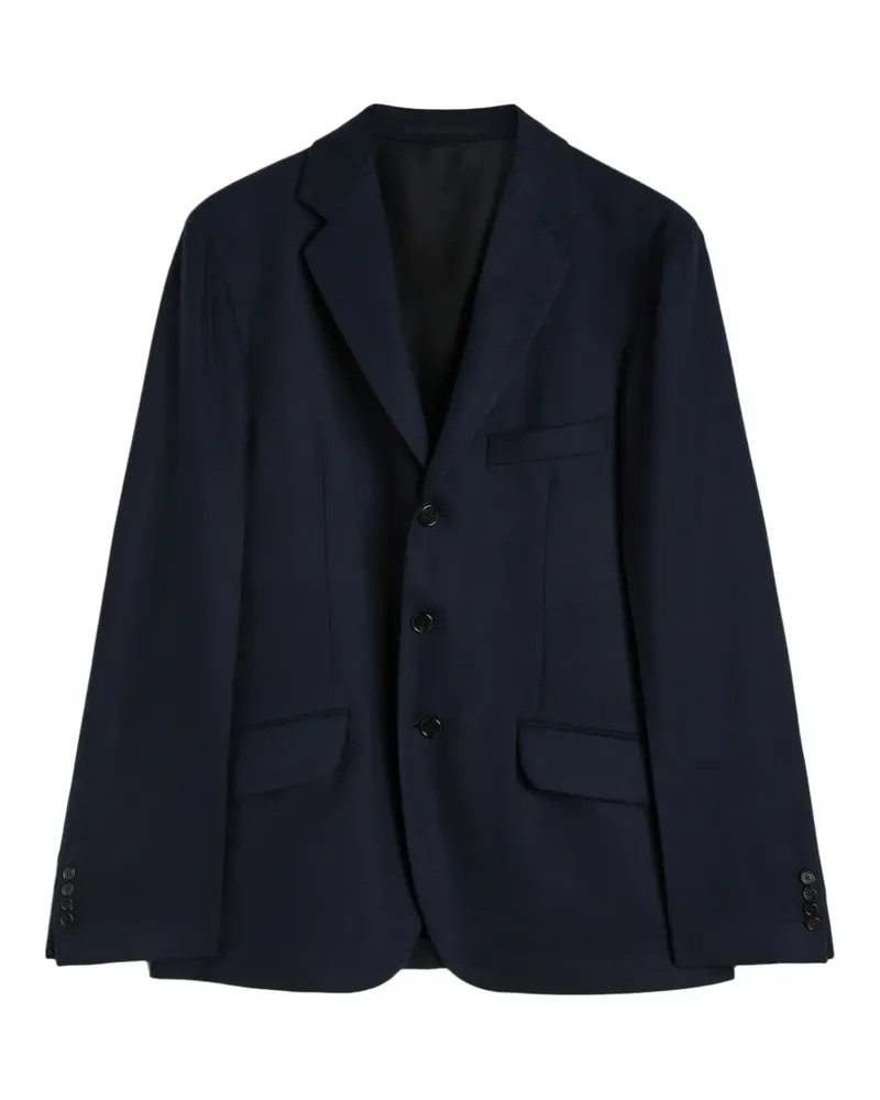 Jil Sander Popeline-Sakko aus Wolle - Blau Blau