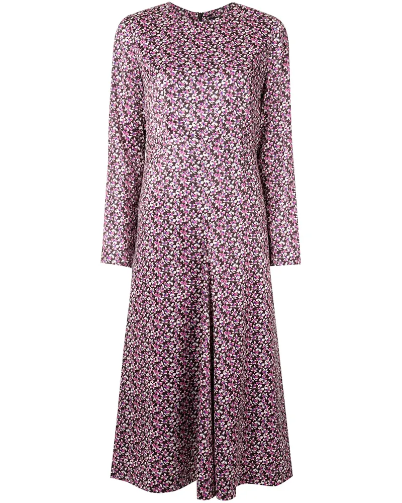GOEN.J Kleid mit Blumen-Print - Rosa Rosa
