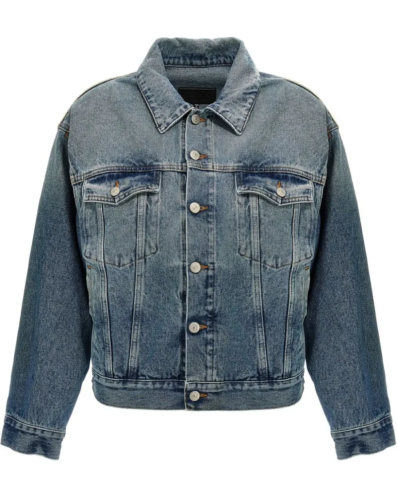Maison Margiela Jeansjacke mit Cut-Outs - Blau Blau