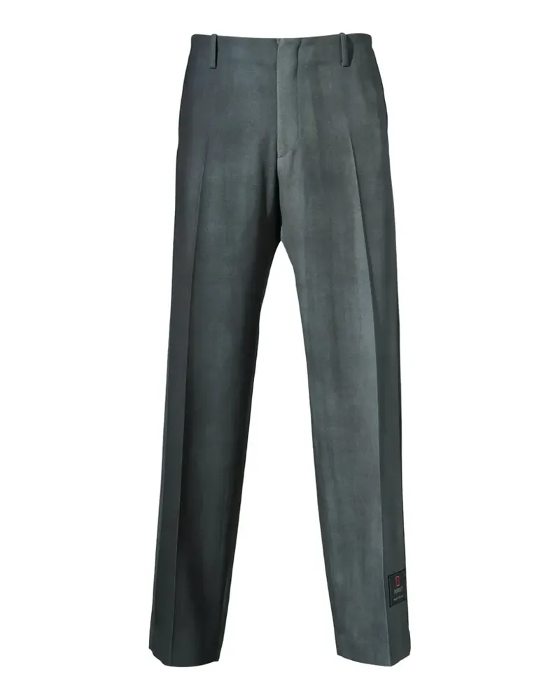 Doublet Ausgeblichene Hose mit Graffiti-Print - Grau Grau
