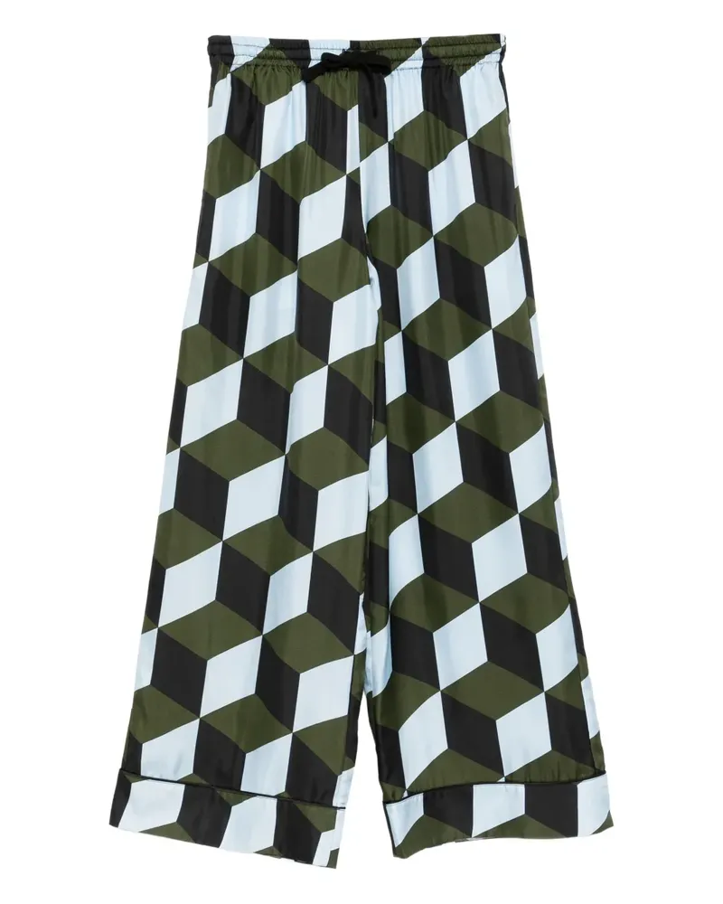 Cynthia Rowley Hose mit geometrischem Print - Blau Blau