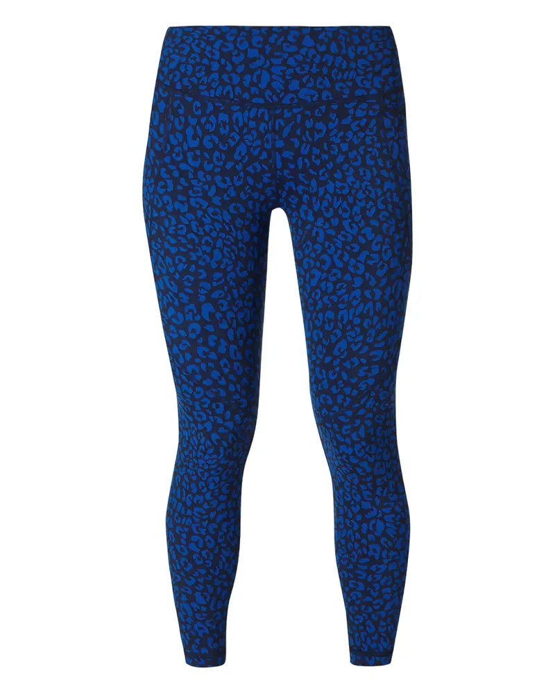 Sweaty Betty Power 7/8 Leggings mit Animal-Print - Blau Blau