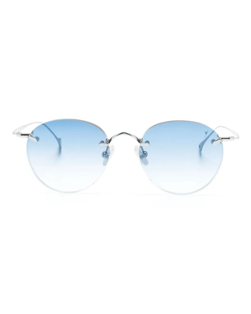 Eyepetizer Oxford Sonnenbrille mit ovalem Gestell - Silber Silber