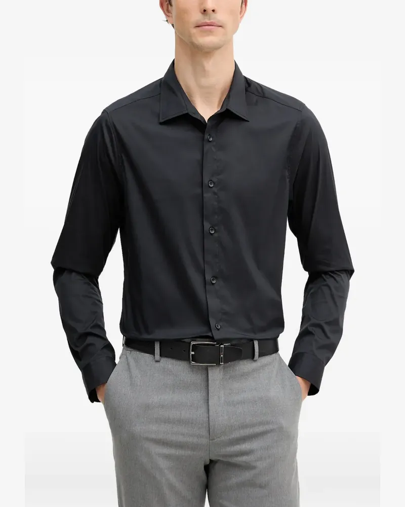 Mos Mosh Geknöpftes MMGManny Hemd - Schwarz Schwarz