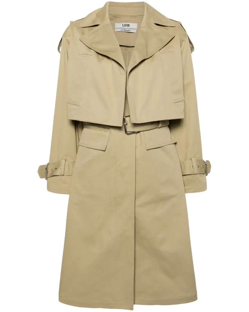 LVIR Three-Way Trenchcoat - Nude Nude