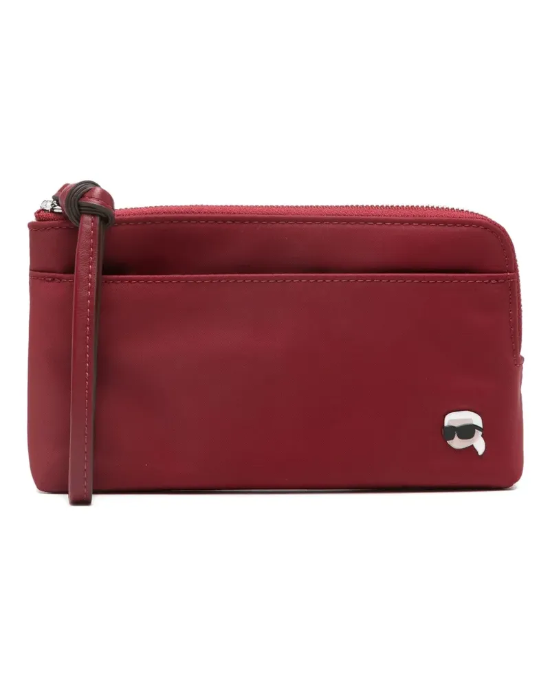 Karl Lagerfeld zip-fastening pocket wallet - Rot Rot