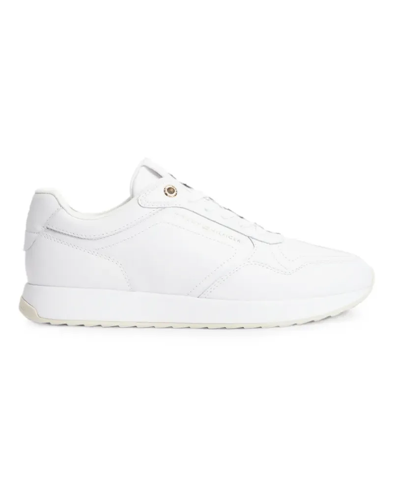 Tommy Hilfiger logo-print lace-up sneakers - Weiß Weiß