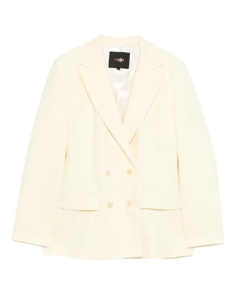 Maje Doppelreihiges Sakko - Gelb Gelb