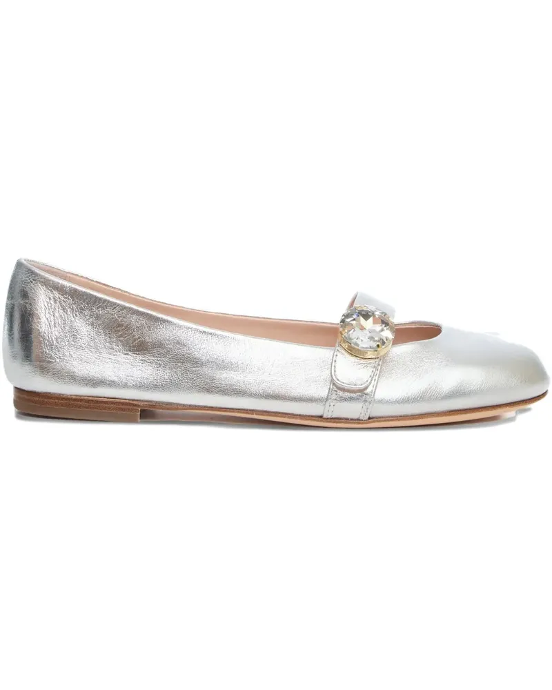 Attilio Giusti Leombruni Milly Ballerinas - Silber Silber