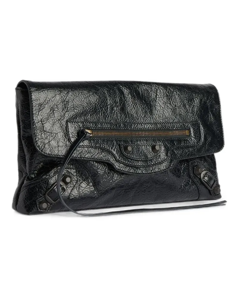 Balenciaga Le City Clutch - Schwarz Schwarz