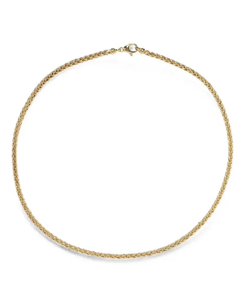 AZLEE Gewebte Halskette - Gold Gold