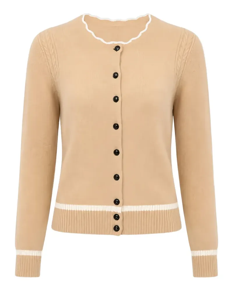 Isabel Marant Naia alpaca cardigan - Braun Braun