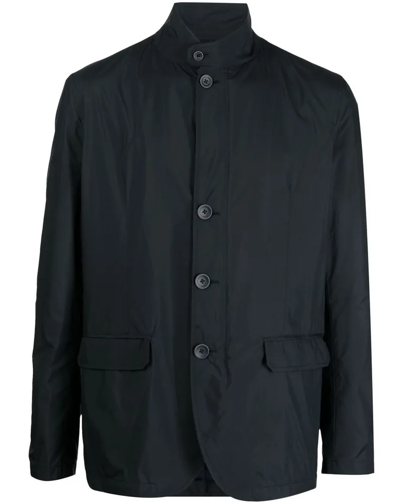 Herno Bomberjacke mit Knopfverschluss - Schwarz Schwarz
