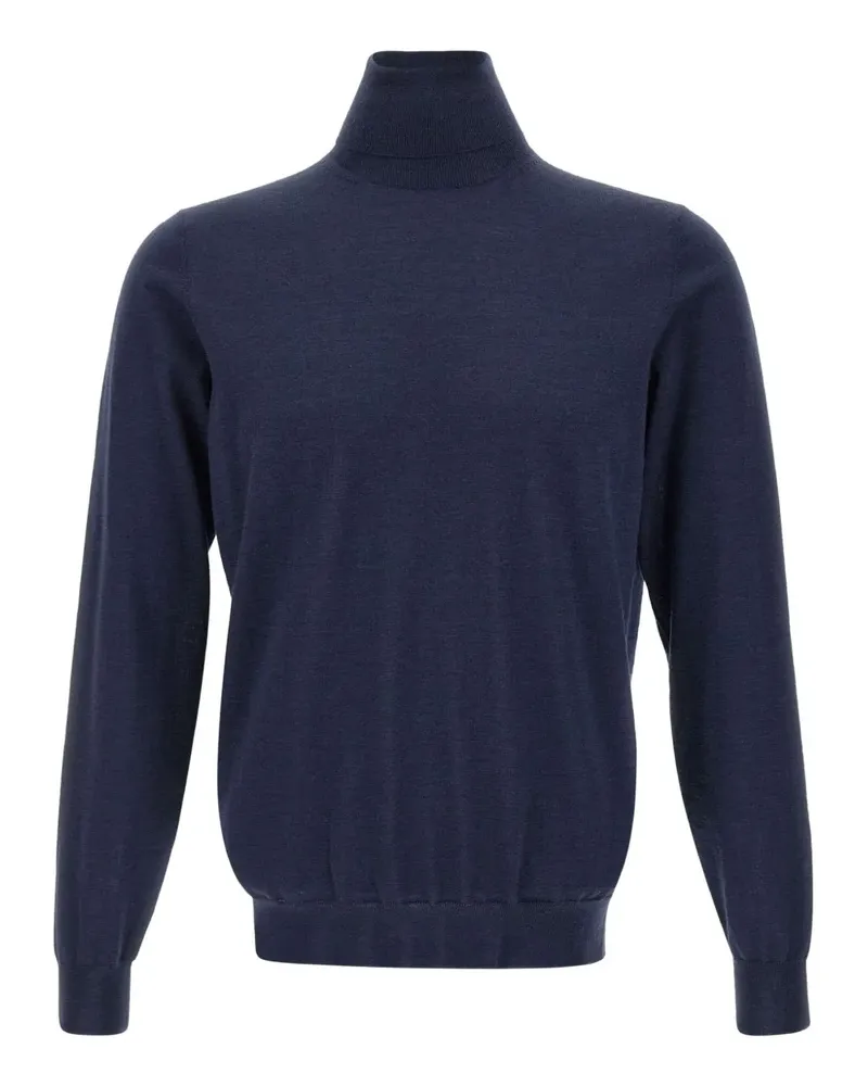Filippo de Laurentiis Pullover mit Stehkragen - Blau Blau