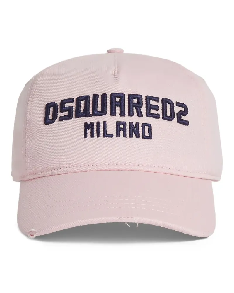 Dsquared2 Baseballkappe mit Logo-Stickerei - Rosa Rosa