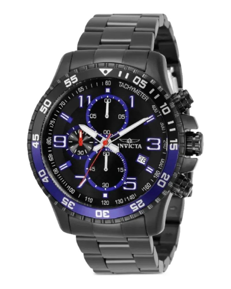 Invicta Armbanduhr mit Logo-Print 48mm - Schwarz Schwarz