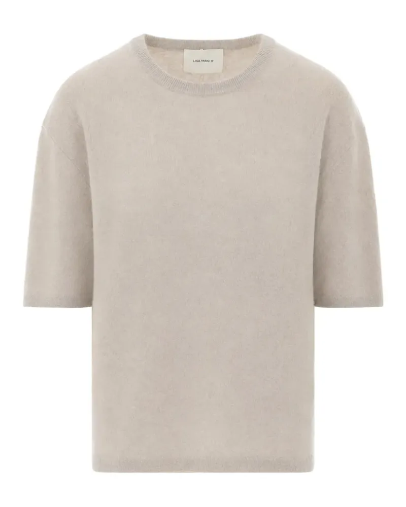 Lisa Yang Maren T-Shirt aus Kaschmir - Nude Nude