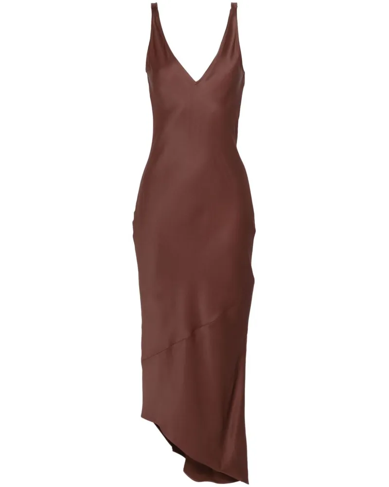 J.W.Anderson Minikleid aus Satin - Braun Braun