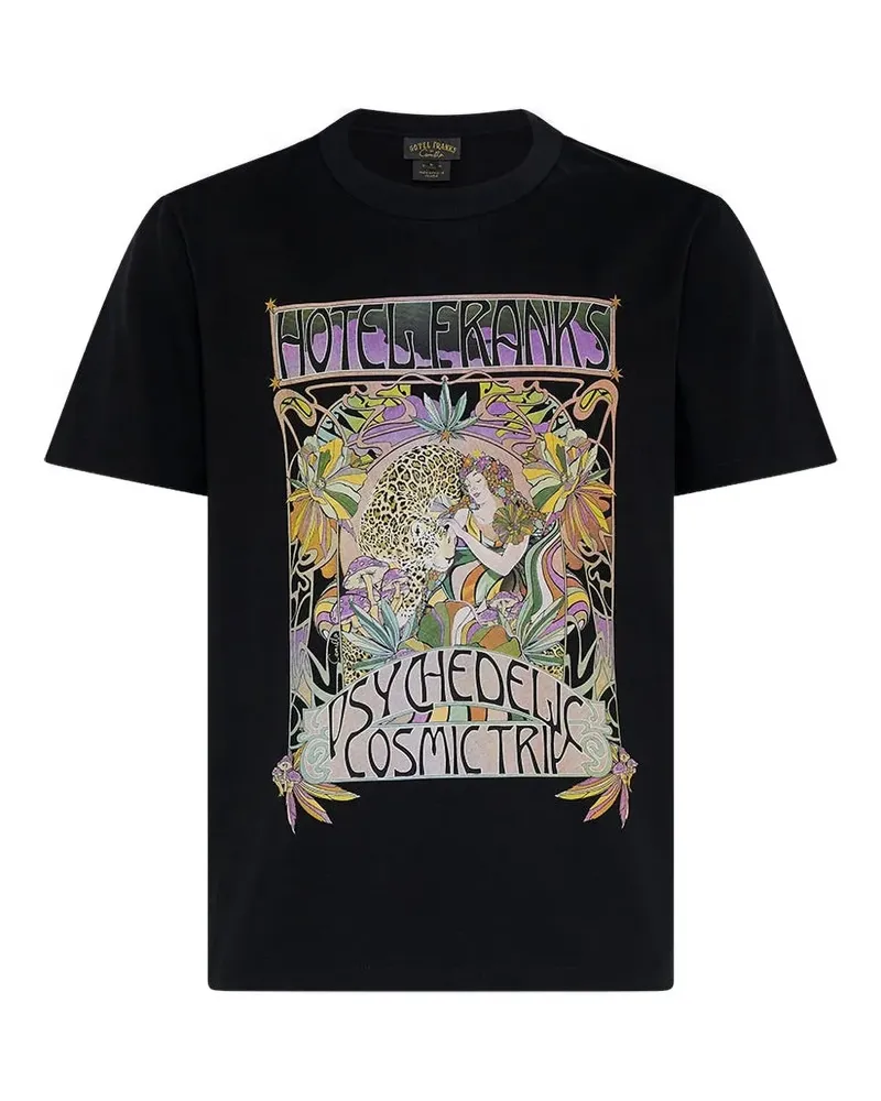Camilla T-Shirt mit Print - Schwarz Schwarz