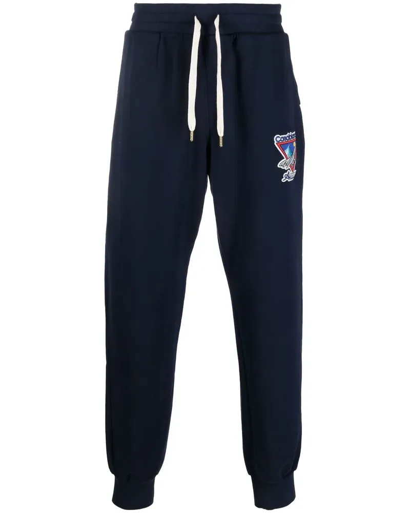 Casablanca Paris Jogginghose mit Logo-Patch - Blau Blau