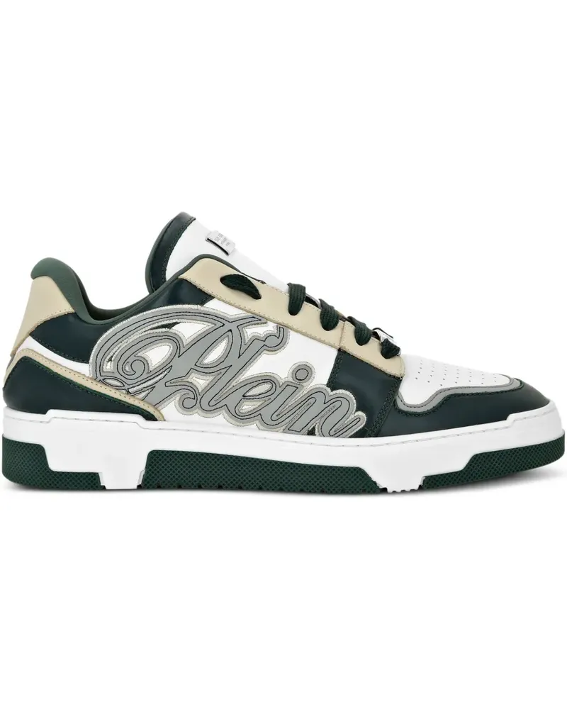 Philipp Plein Sneakers mit Plein-Patch - Weiß Weiß