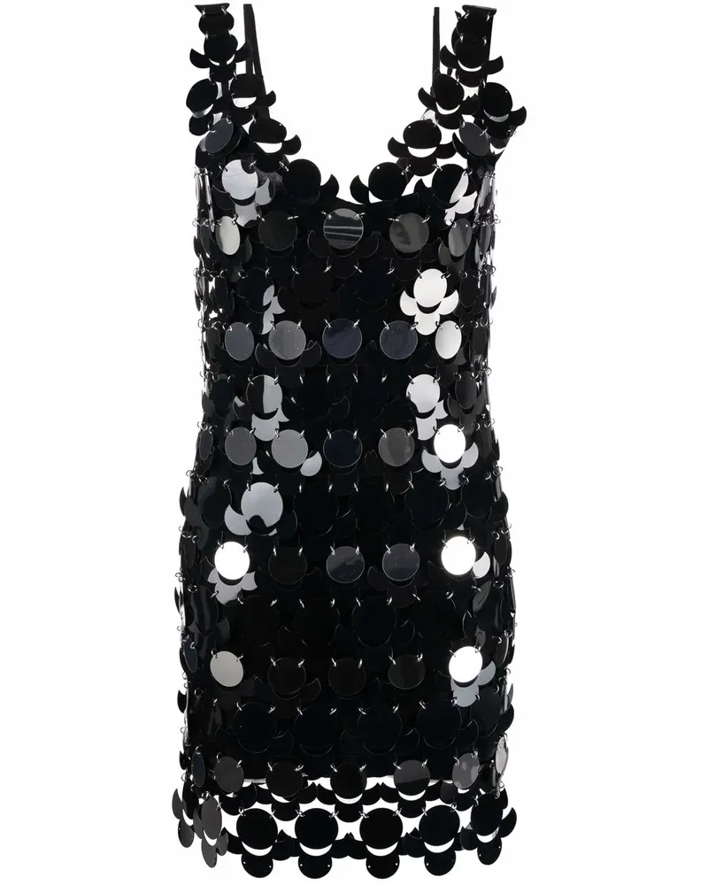 Paco Rabanne Rhodid Kleid - Schwarz Schwarz