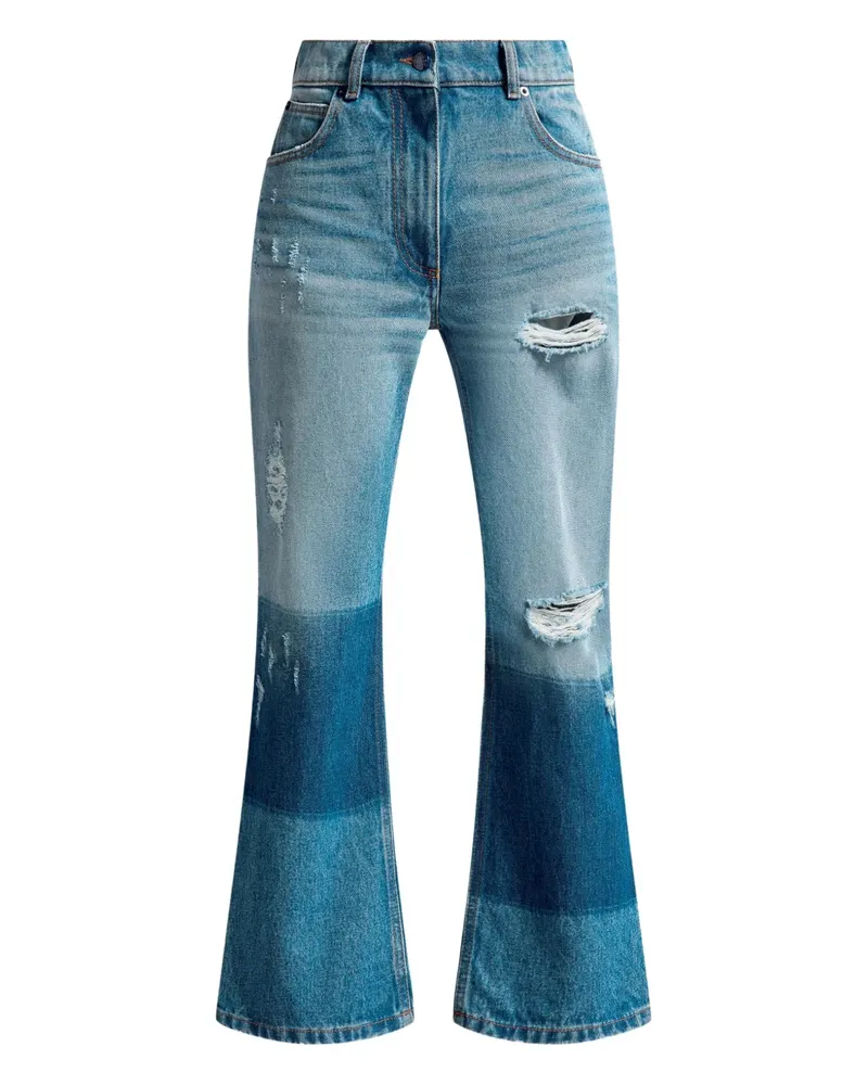 Moncler Jeans mit Distressed-Detail - Blau Blau