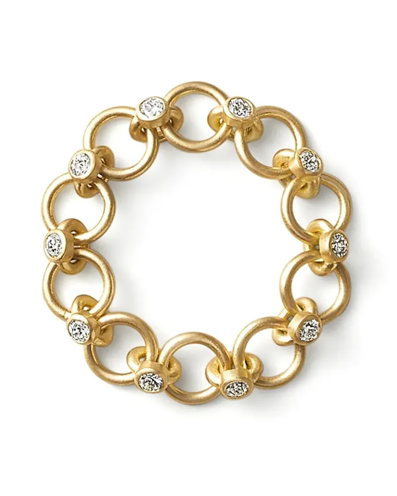 SHIHARA 18kt Gelbgoldring mit Diamanten Gold