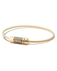 Le Gramme 18kt Cable Le 10g Gelbgoldarmband mit Diamanten Gold