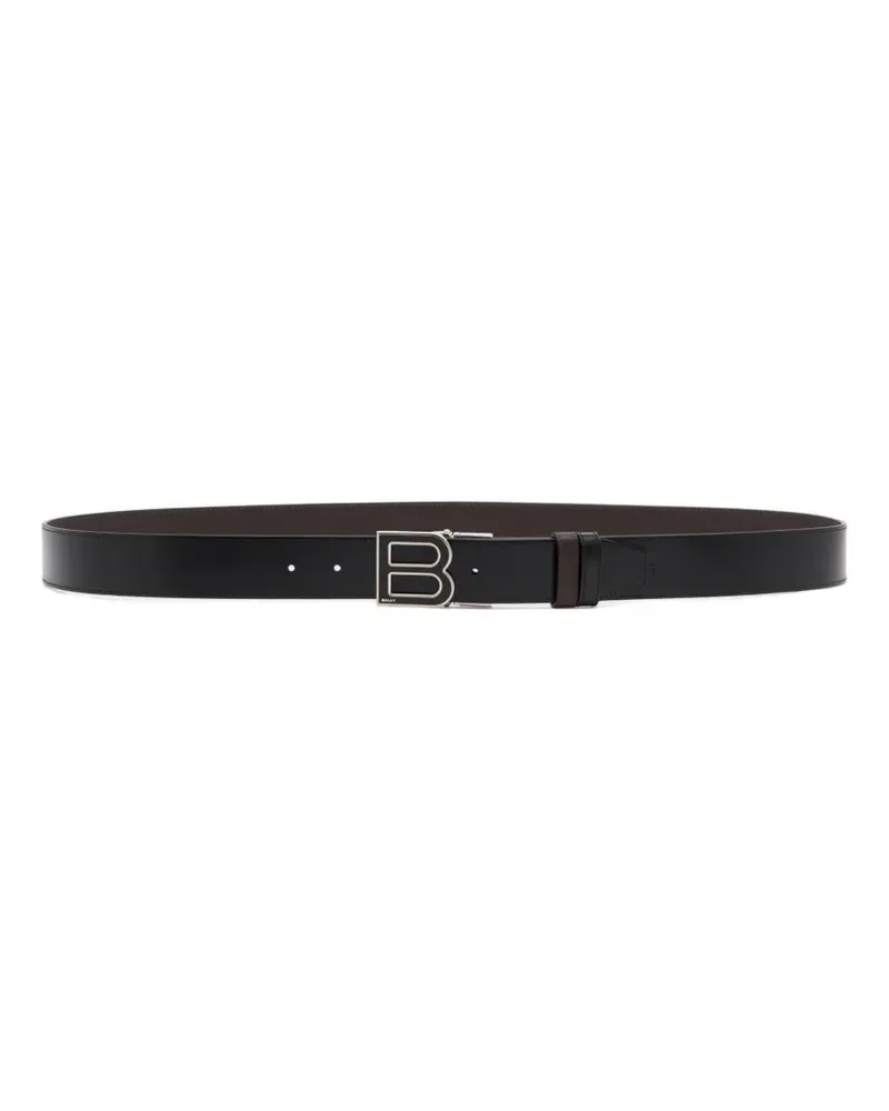 Bally B-logo reversible belt - Braun Braun