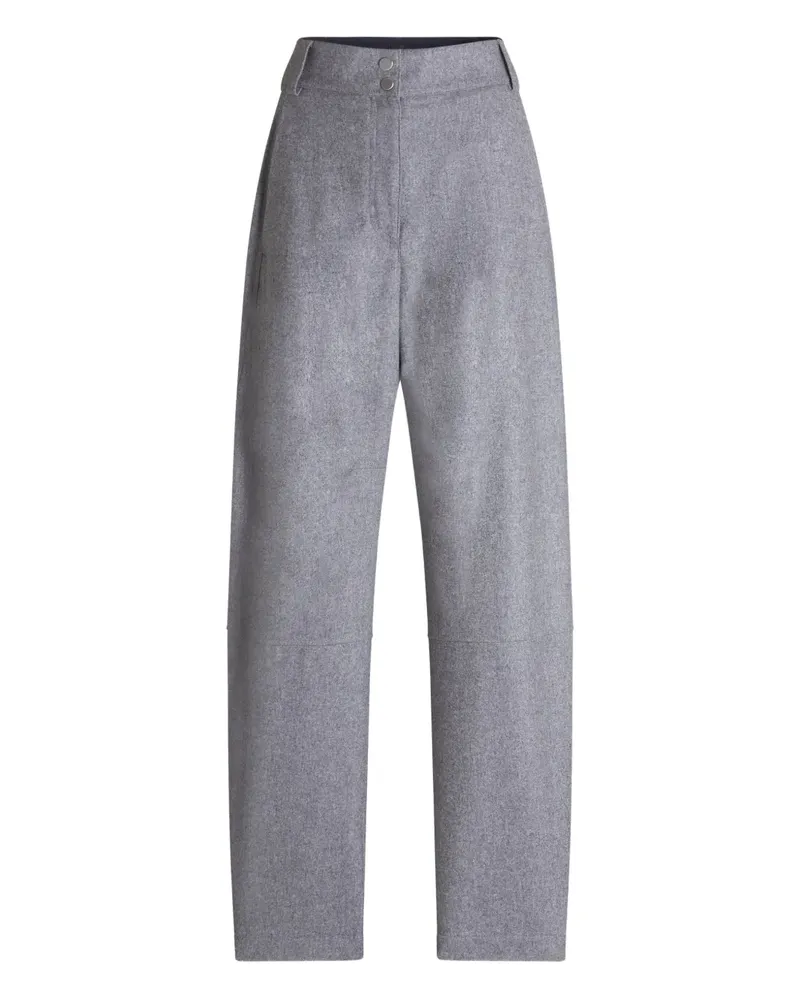 HUGO BOSS Gerade Hose mit Druckknöpfen - Grau Grau