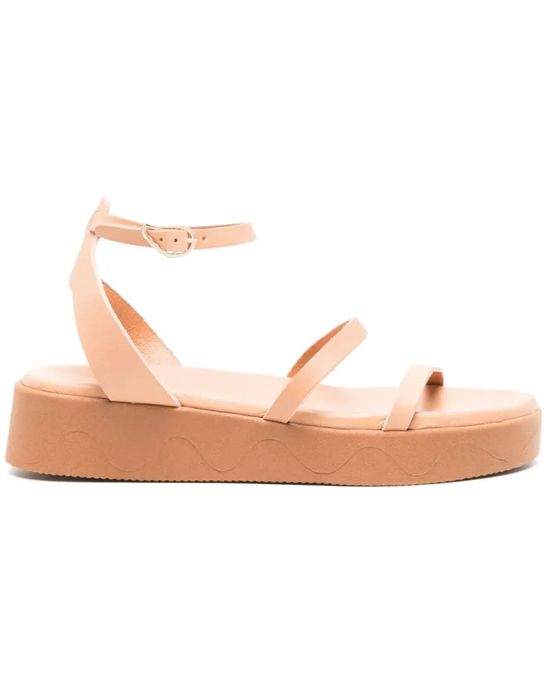 Ancient Greek Sandals Nissida Flatform-Sandalen - Nude Nude